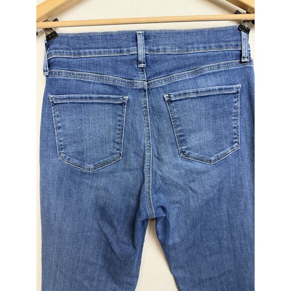 NYDJ Women's Jeans Sz 6 Dayla Wide Cuff Capri Denim Lift & Tuck Technology - Picture 9 of 13